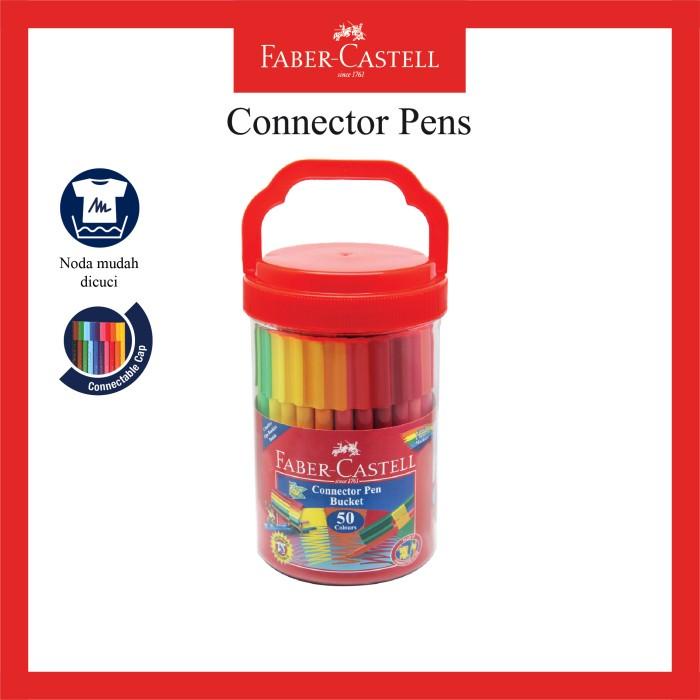 

Terlaris Faber-Castell Connector Pen 50 Children Watercolor Pen Graffiti Pen Pe