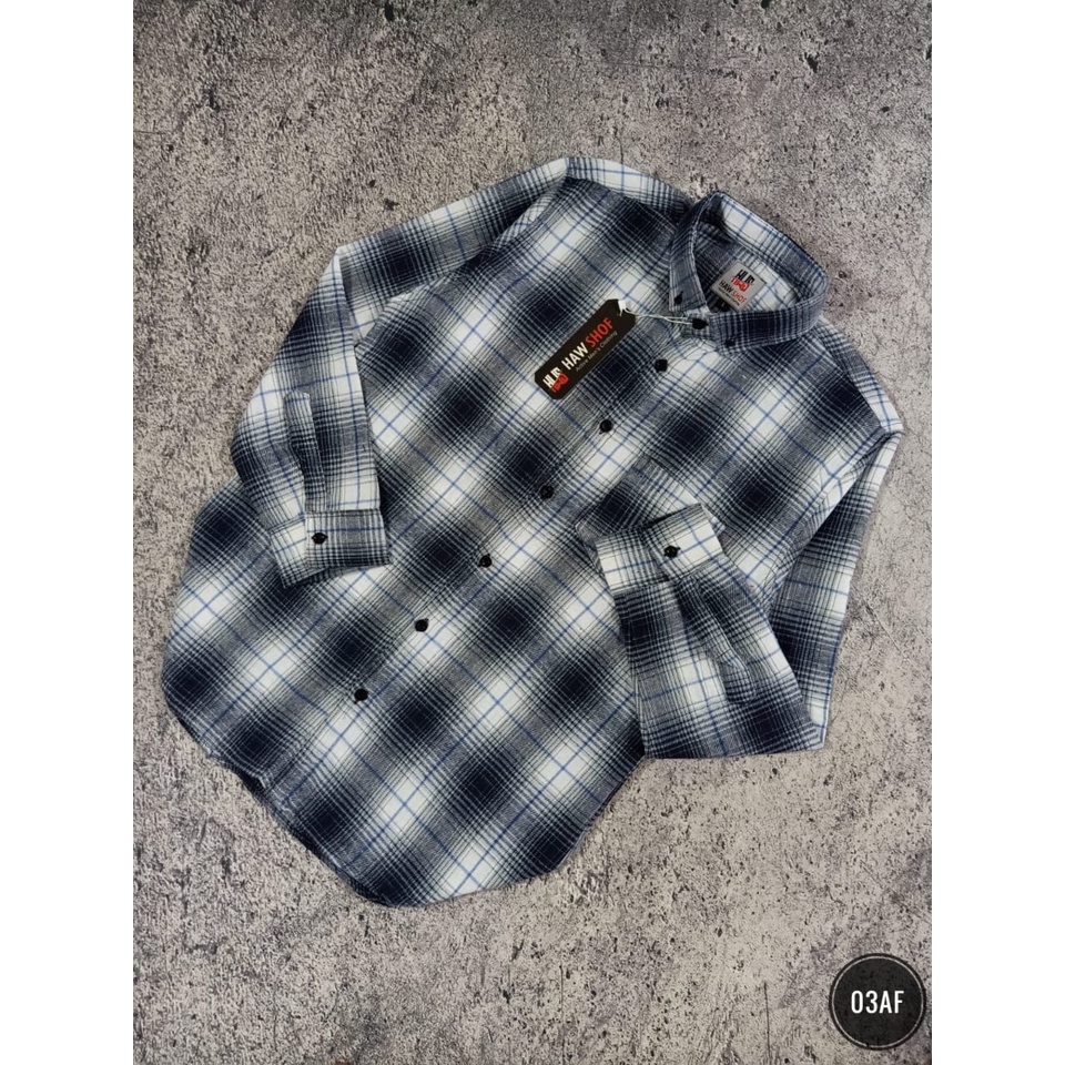 Kemeja Pria Lengan Panjang Model Slimfit - Kemeja Flanel  (TB 06)