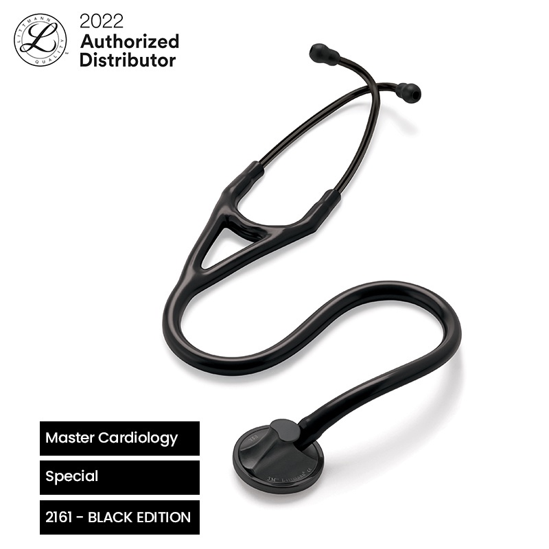 3M Littmann Master Cardiology Stethoscope / Stetoskop - BLACK EDITION - 2161