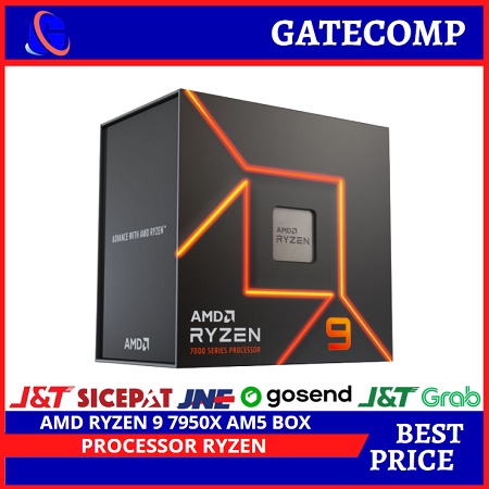 AMD RYZEN 9 - 7950X Processor BOX AM5 TDP 170W 5.7Ghz 16CORE 32THREAD