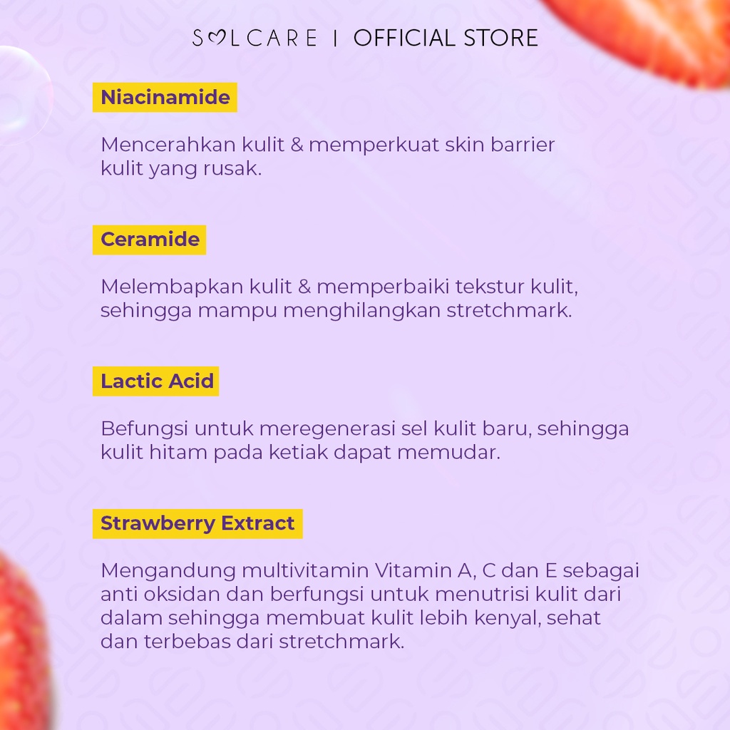 [COD] Solcare Megique Cream - Penghilang Stretchmark &amp; Pencerah Ketiak