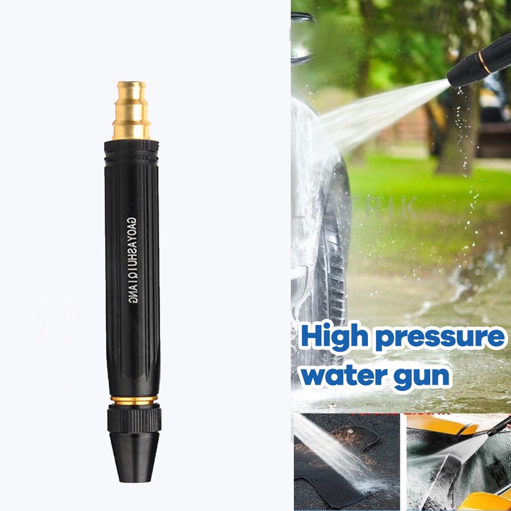 Kepala Semprotan Air Kuningan Cuci Mobil Motor AC Semprot Jet Taman Hose Nozzle Solid Spray