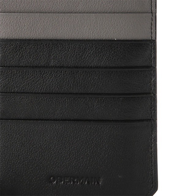 Obermain Dompet Kartu Pria NERO L CARDHOLDER-RFID Black OBW588BK