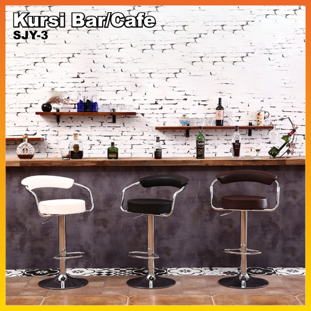 Kursi Cafe Mini Bar Minimalis Kursi Bar Stool Hidrolik Bar Chair SJY-3