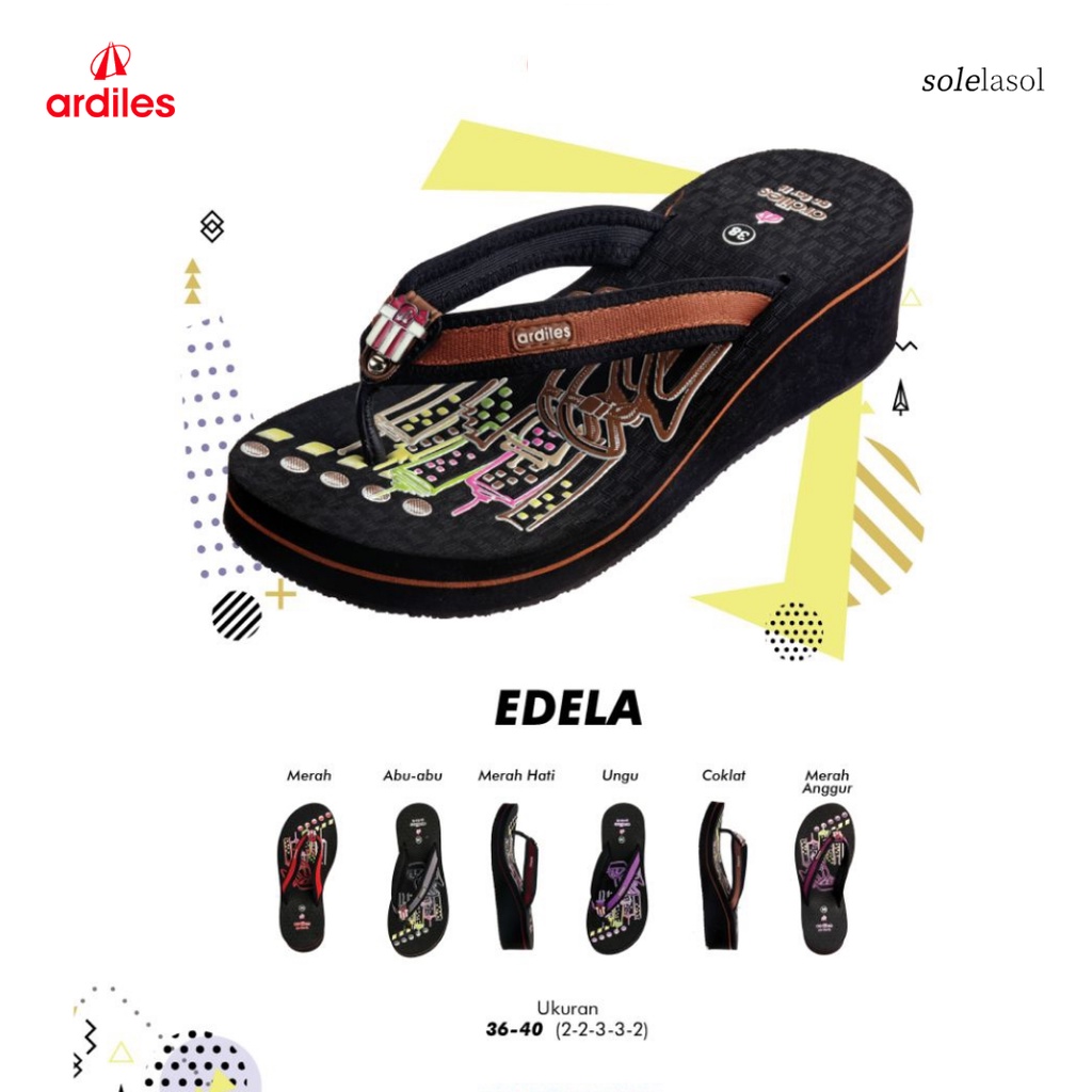 SANDAL WANITA JAPIT ARDILES EDELA // JANNER ORIGINAL KEREN ELEGANT MURAH