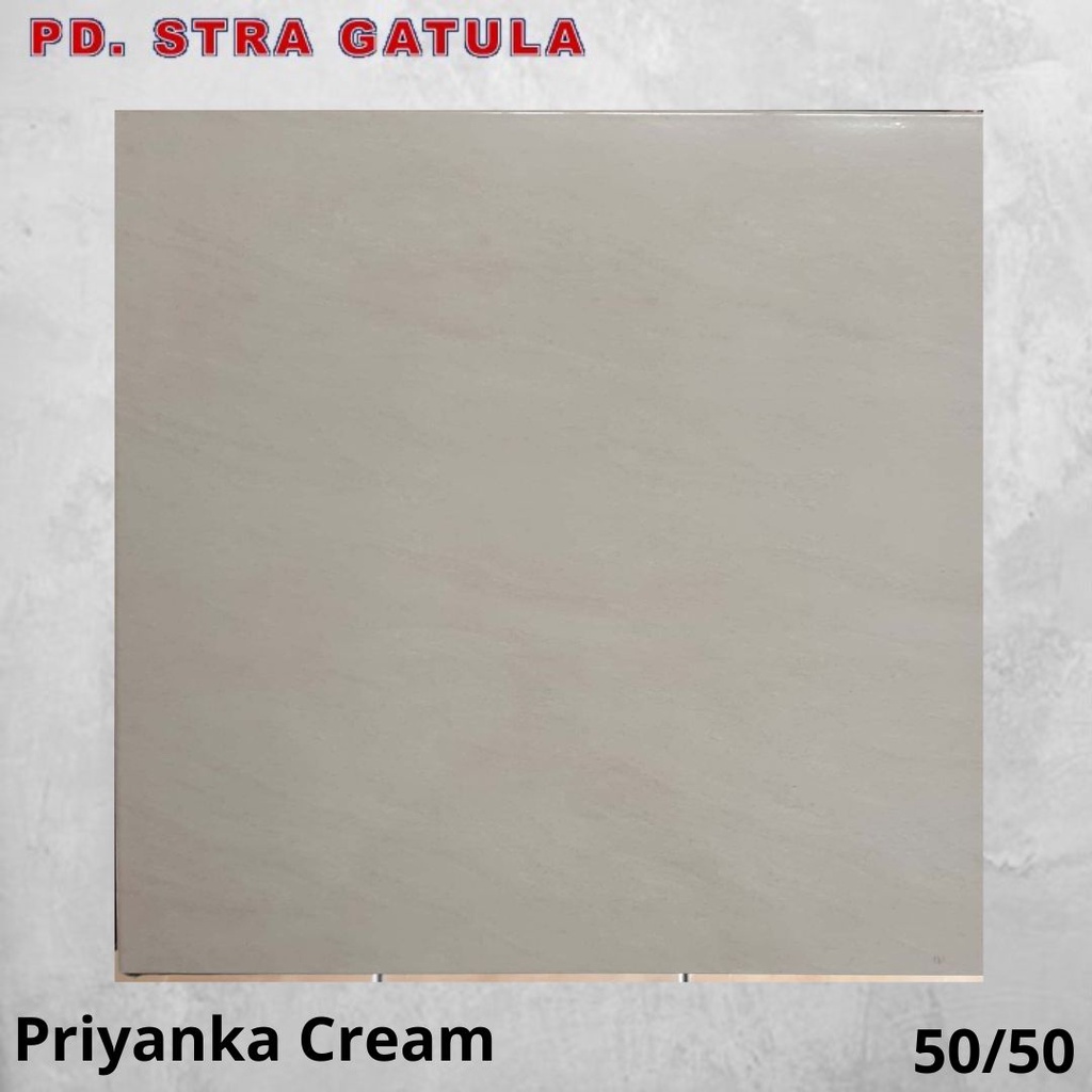 Keramik 50x50 Priyanka Cream - Keramik Lantai - Keramik 50cm