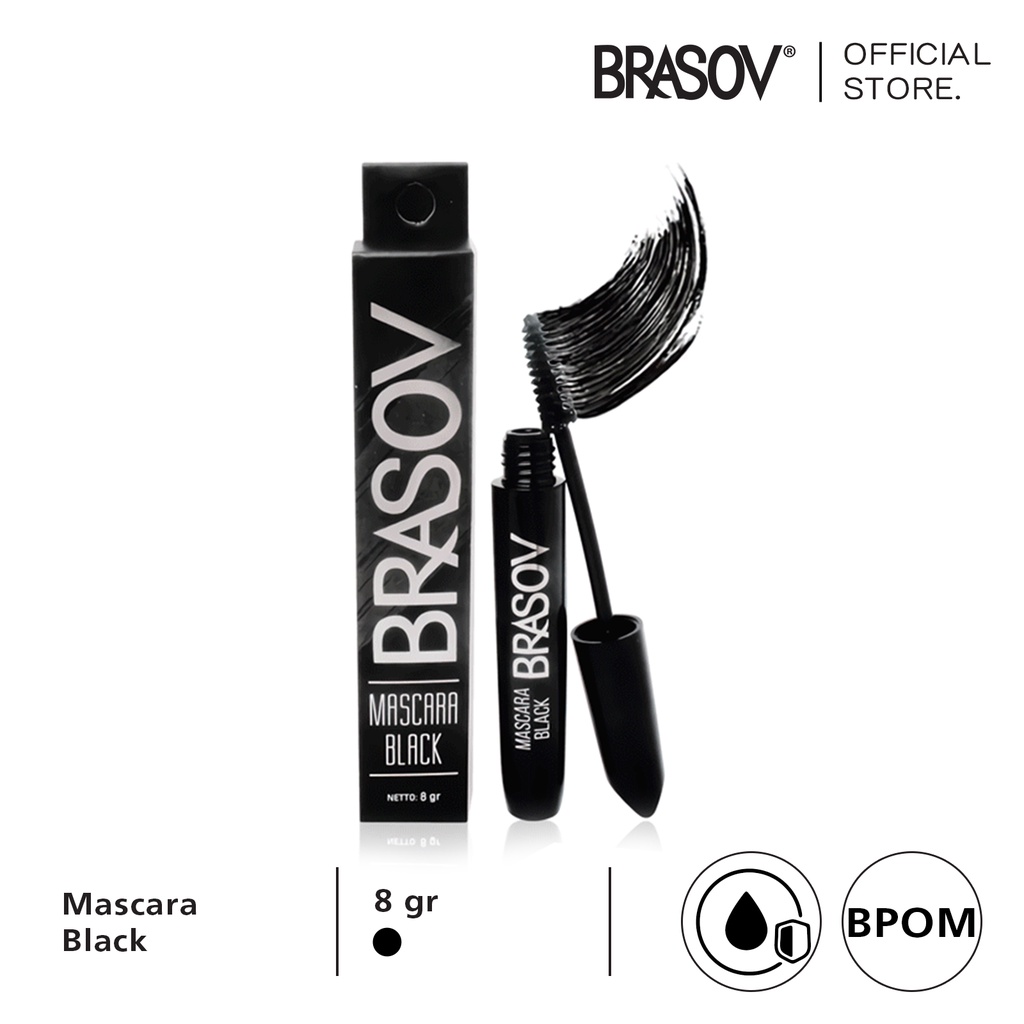RADYSA - BRASOV Maskara Netto 8 G BPOM Eyelash Mascara Black Waterproof Hitam