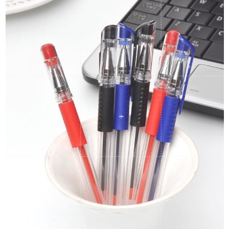 

PULPEN GEL WARNA ALAT TULIS TINTA CAIR (MERAH HITAM BIRU)
