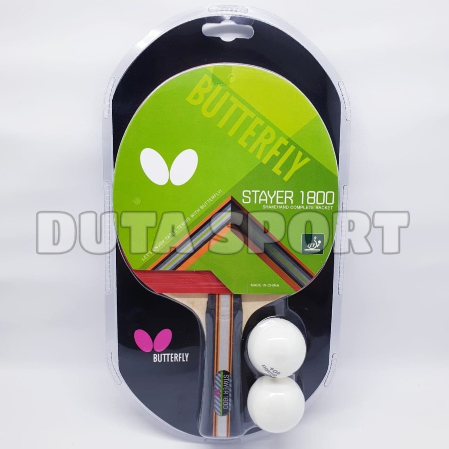 Bat Butterfly Stayer 1800 Original Bola Bet Tenis Meja Pingpong