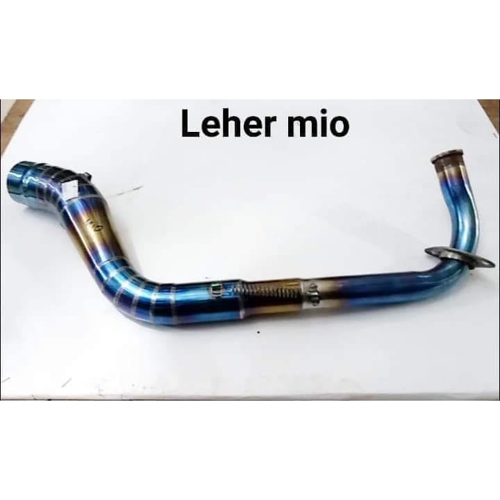 HEADER/LEHER KNALPOT VARIASI BLUEMOON D50MM YAMAHA MIO SPORTY | LEHER KENALPOT MIO SPORTY| KNALPOT M