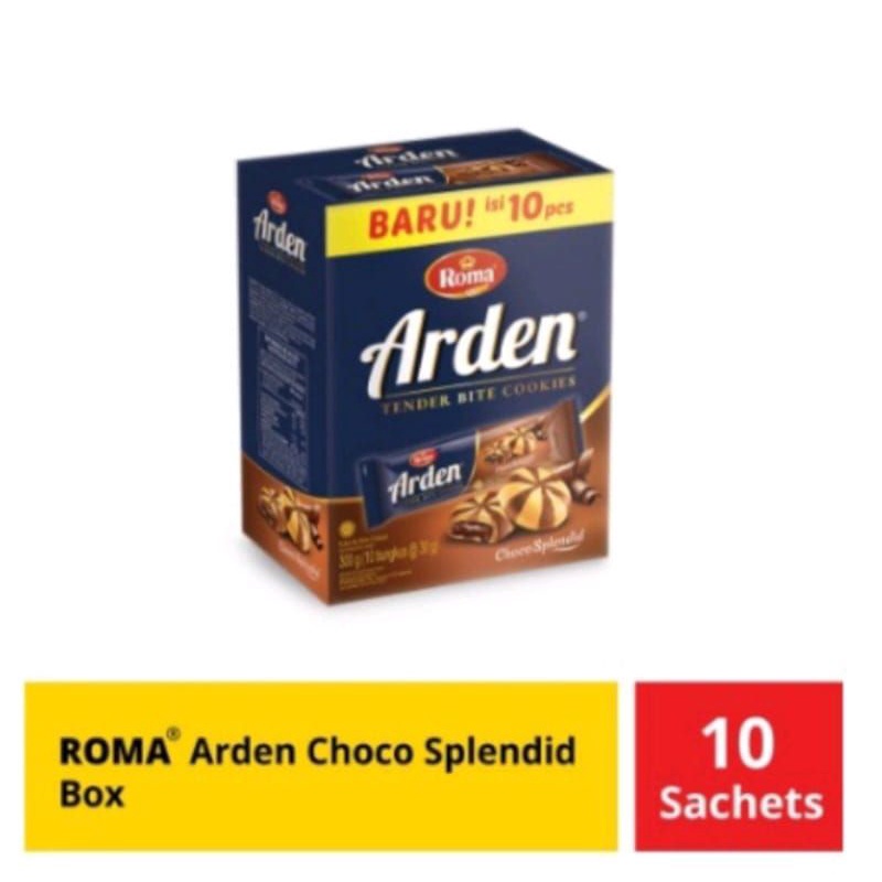 

Arden - Roma Arden coklat 30Gr 1Box Isi 10Pcs- Biskuit Coklat