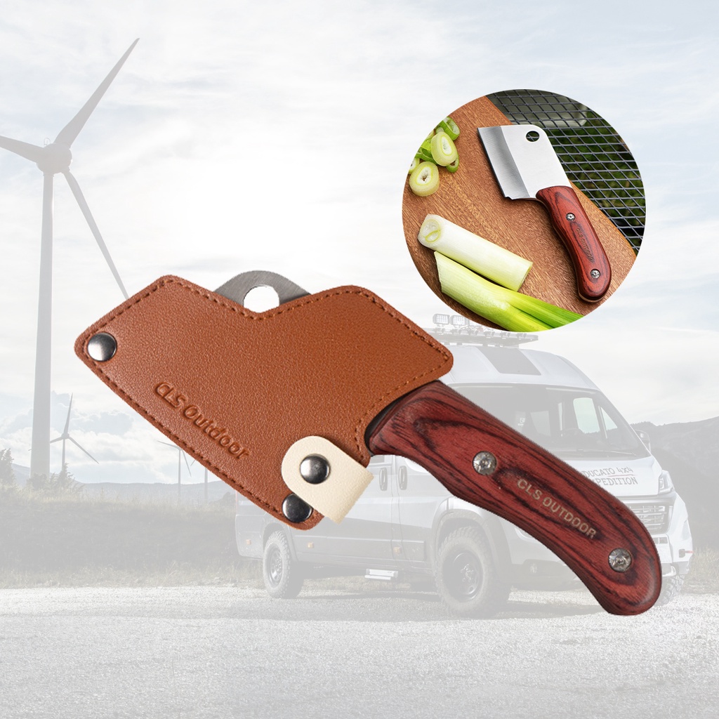 Pisau Camping Mini Kitchen Knife Tactical Survival Outdoor Hiking Pisau Saku Kemah