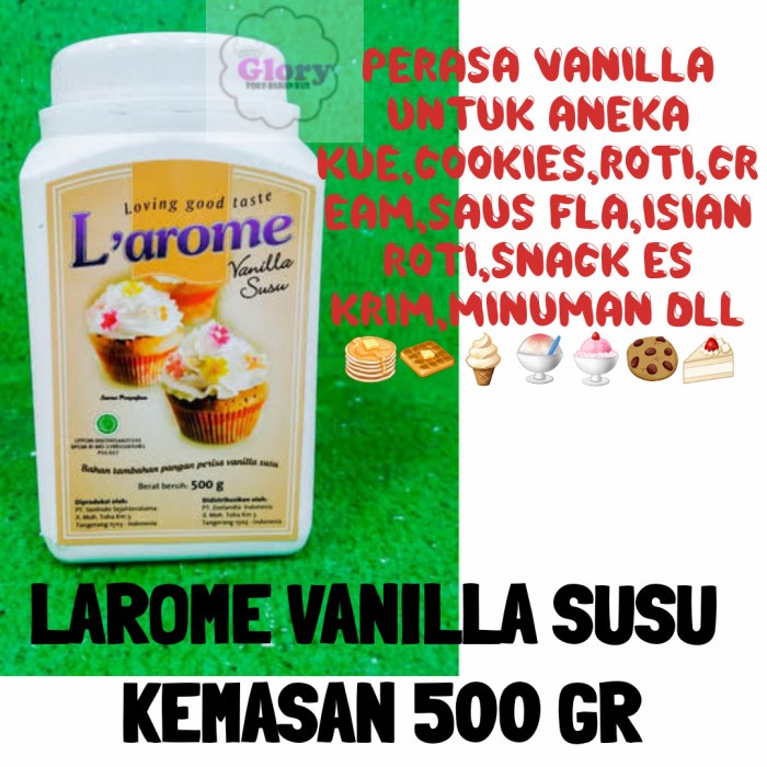 

[Ready Stock[Cod larome vanilla susu 500 gr