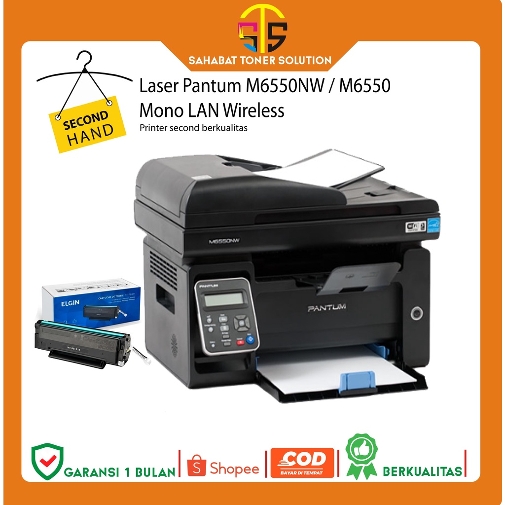 Printer Laser Pantum M6550NW / M6550 Mono LAN Wireless