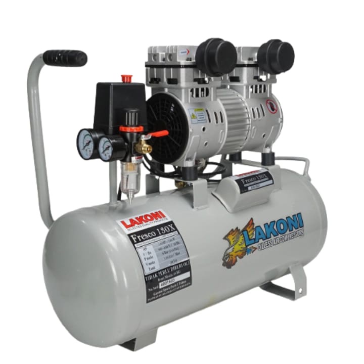 LAKONI FRESCO 130 X (TANPA OLI) / MESIN KOMPRESOR ANGIN TANPA OLI 1HP