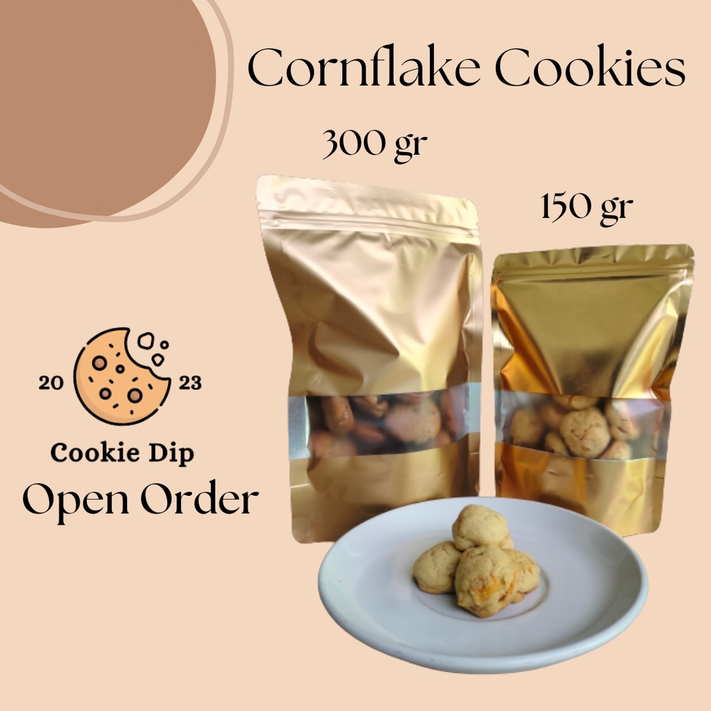 

Cookies Kue Lebaran Hampers Gift - Cornflake Mini Soft Cookies