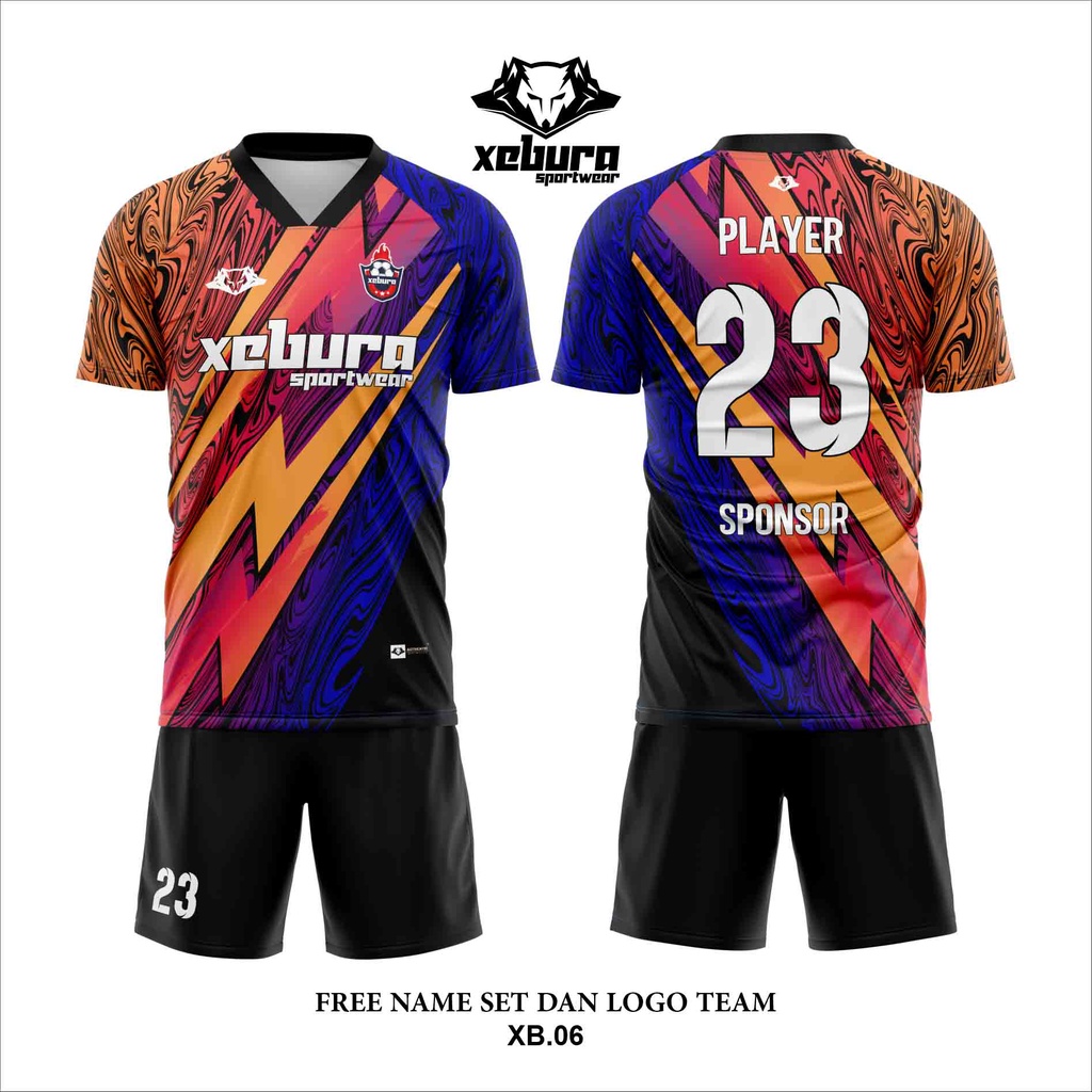 BAJU FUTSAL BEBAS NAMA DAN LOGO SABLON PRINTING BAHAN PREMIUM