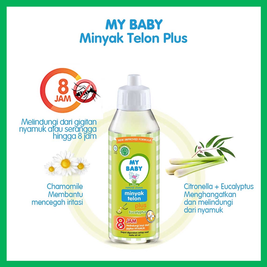 Cileunyi Collection Minyak Telon Plus My Baby 150 ml Eucalyptus dan Lavender Besar Rekomendasi Bayi Tellon MayBaby Oil Anti Nyamuk 8 Jam Wangi Bunga Eukaliptus Citronellae Lavendulae Tahan Lama untuk Anak Balita Termurah Promo Bandung