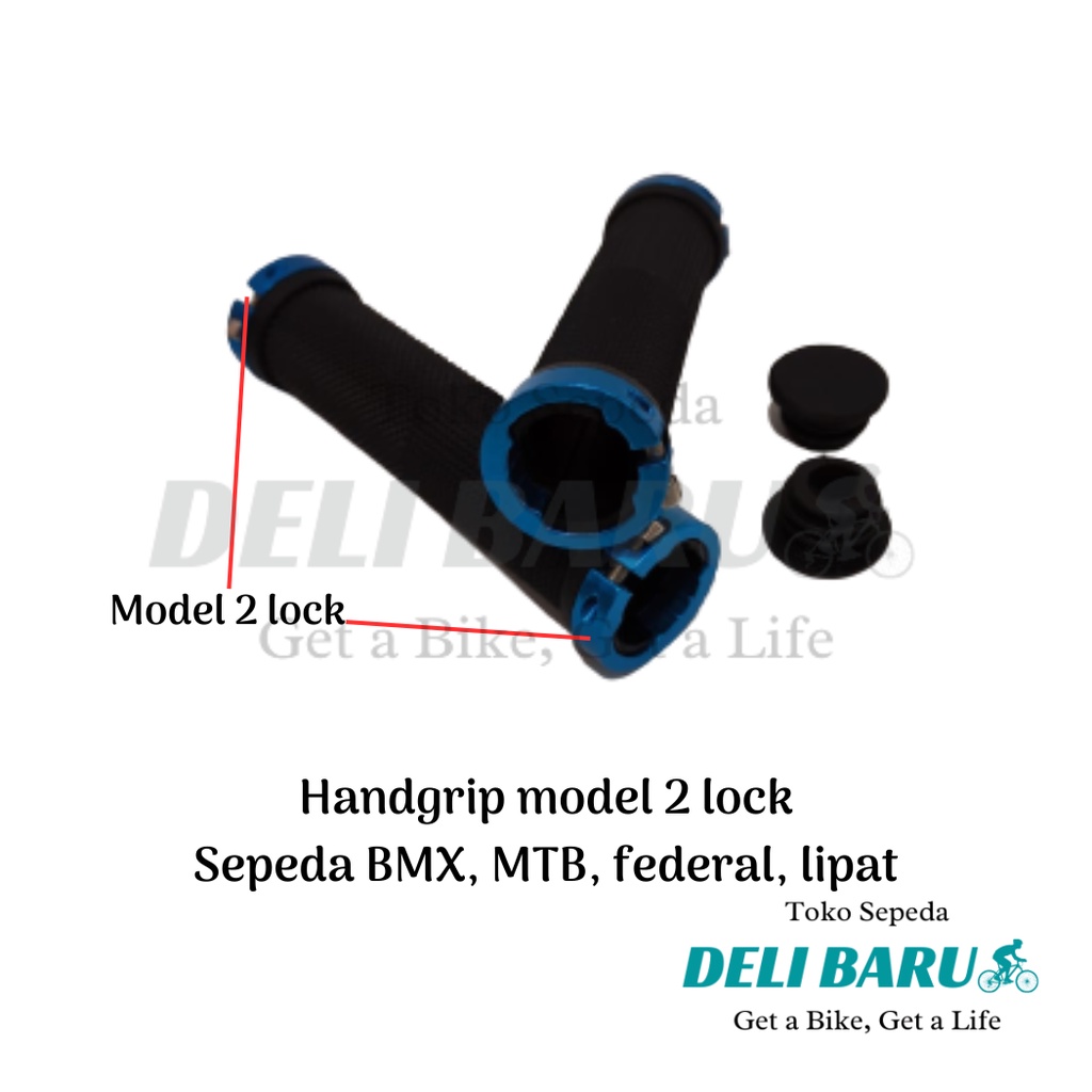 Hand grip double lock sepeda MTB federal lipat mini fixie minion