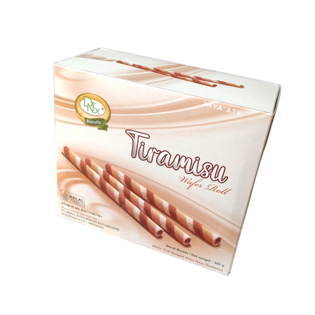 WAFER ROLL ASTOR TIRAMISU 300 GRAM BESAR DENEX BISCUITS HALAL