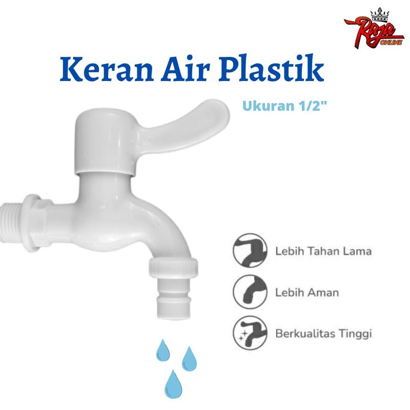 KRAN - Kran Air Plastik Taman Keran Mesin Cuci