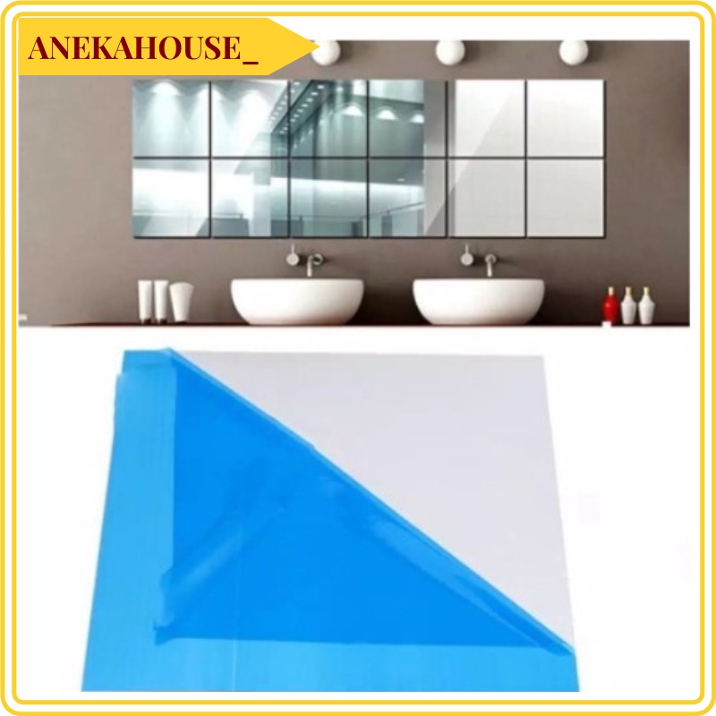 Cermin Stiker Kotak Tempel