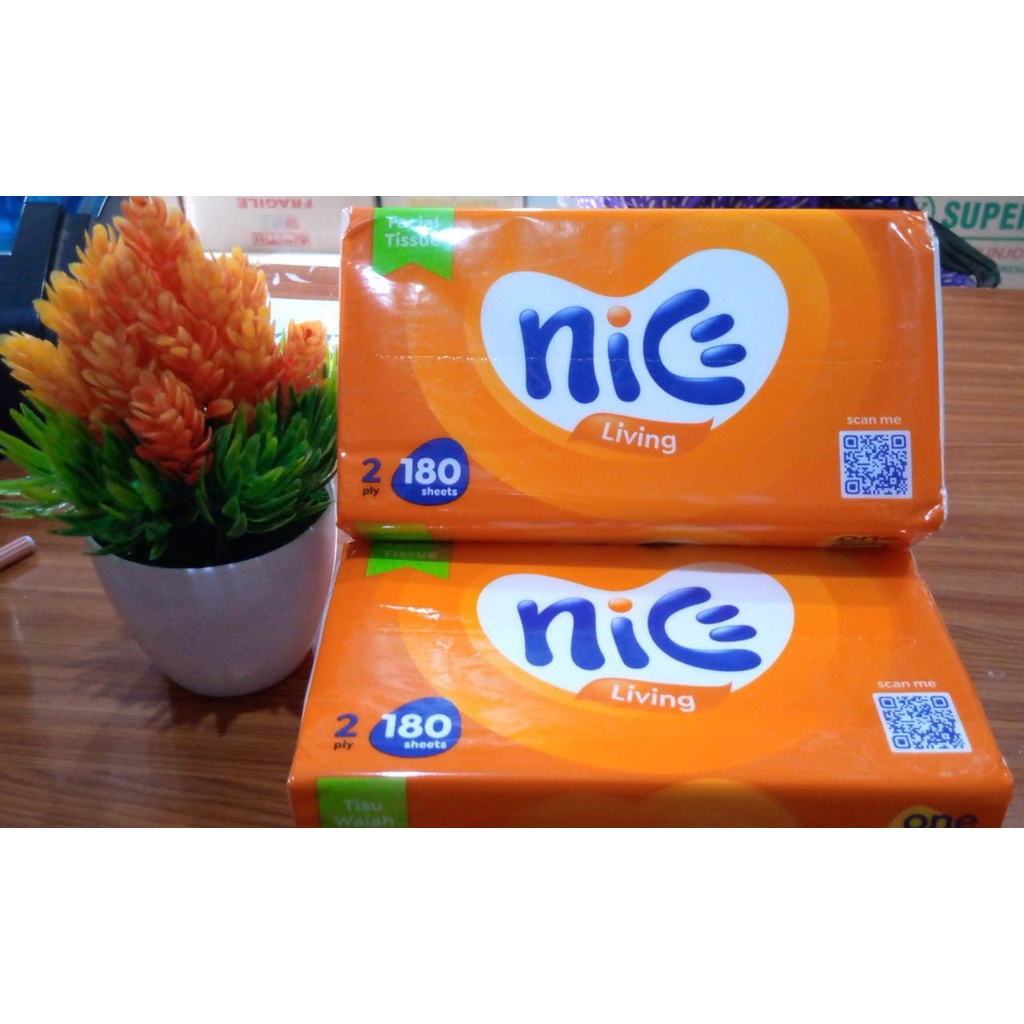 Tisu  wajah Nice,tisu wajah 180 shet 2 play