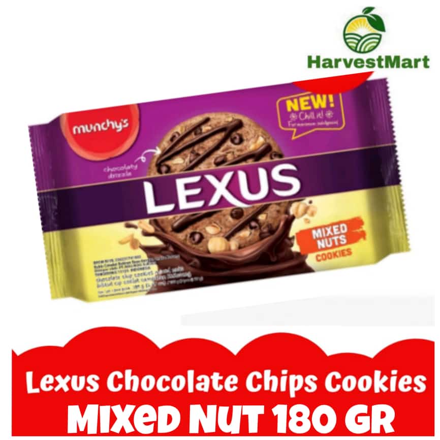 

LEXUS COOKIES MIXED NUT 200GR/HARVESTMART