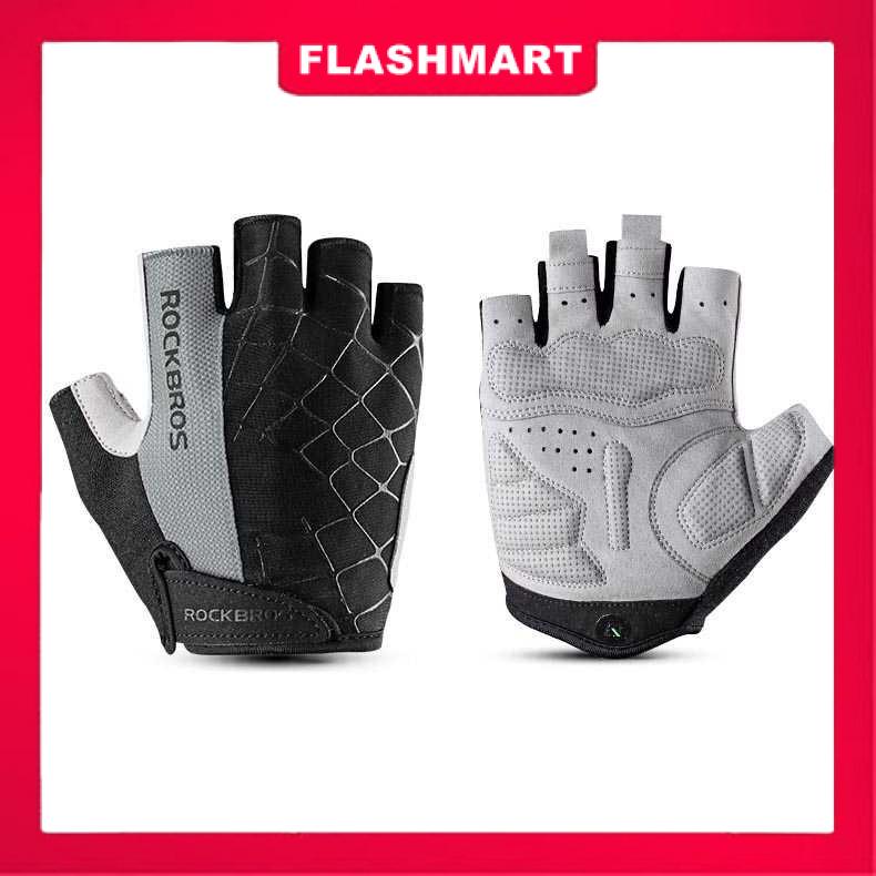 Murah Lebay Flashmart Sarung Tangan Half Finger Anti-Skid - S109