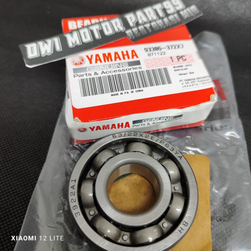 LAHER BEARING KRUK AS KANAN MIO SPORTY SMILE SOUL FINO NOUVO LELE Z ORIGINAL YAMAHA 63/22