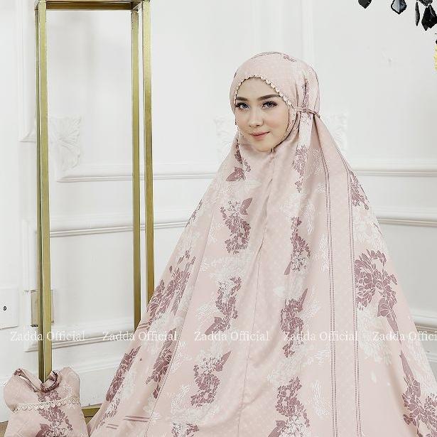 Mukena Armani Silk Premium Motif 2in1 Mukena Traveling