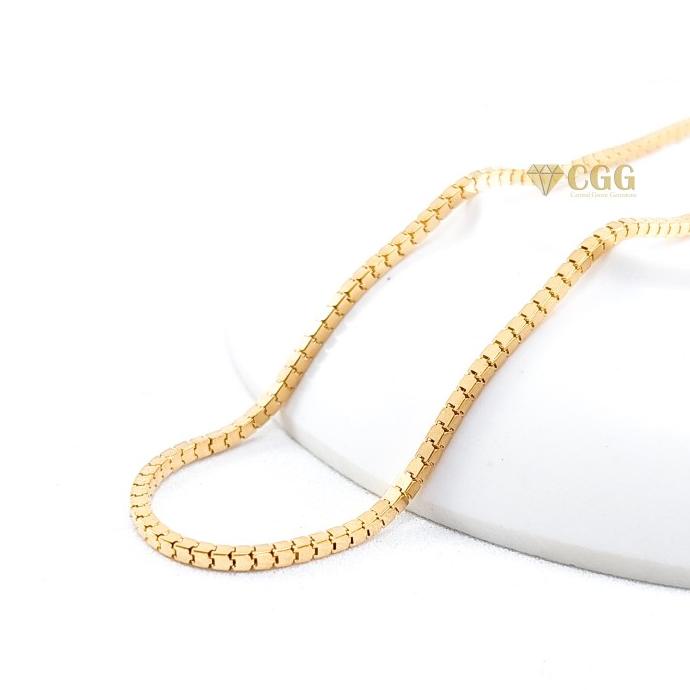 Kalung Emas Perak Silver 925 Lapis Emas Gold Plate Milano