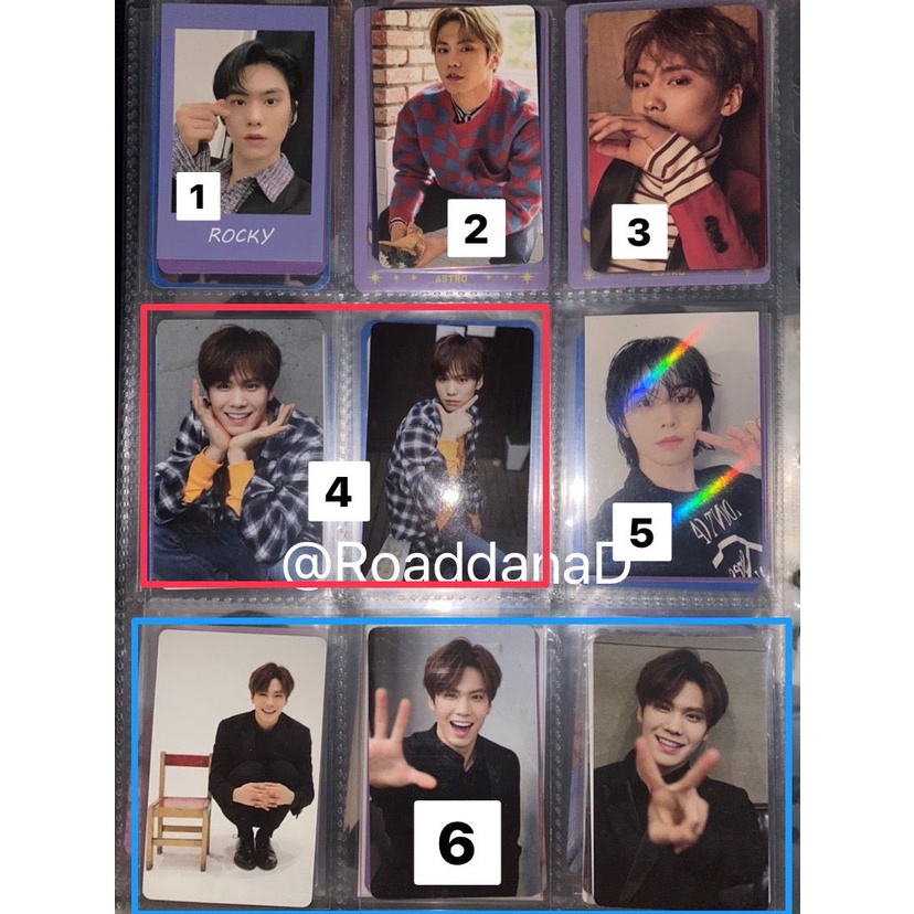 PC ASTRO ROCKY Official (SG 2020, 1ST AAF Rare, Roroha) Cha eunwoo moonbin sanha jinjin mj gateway j