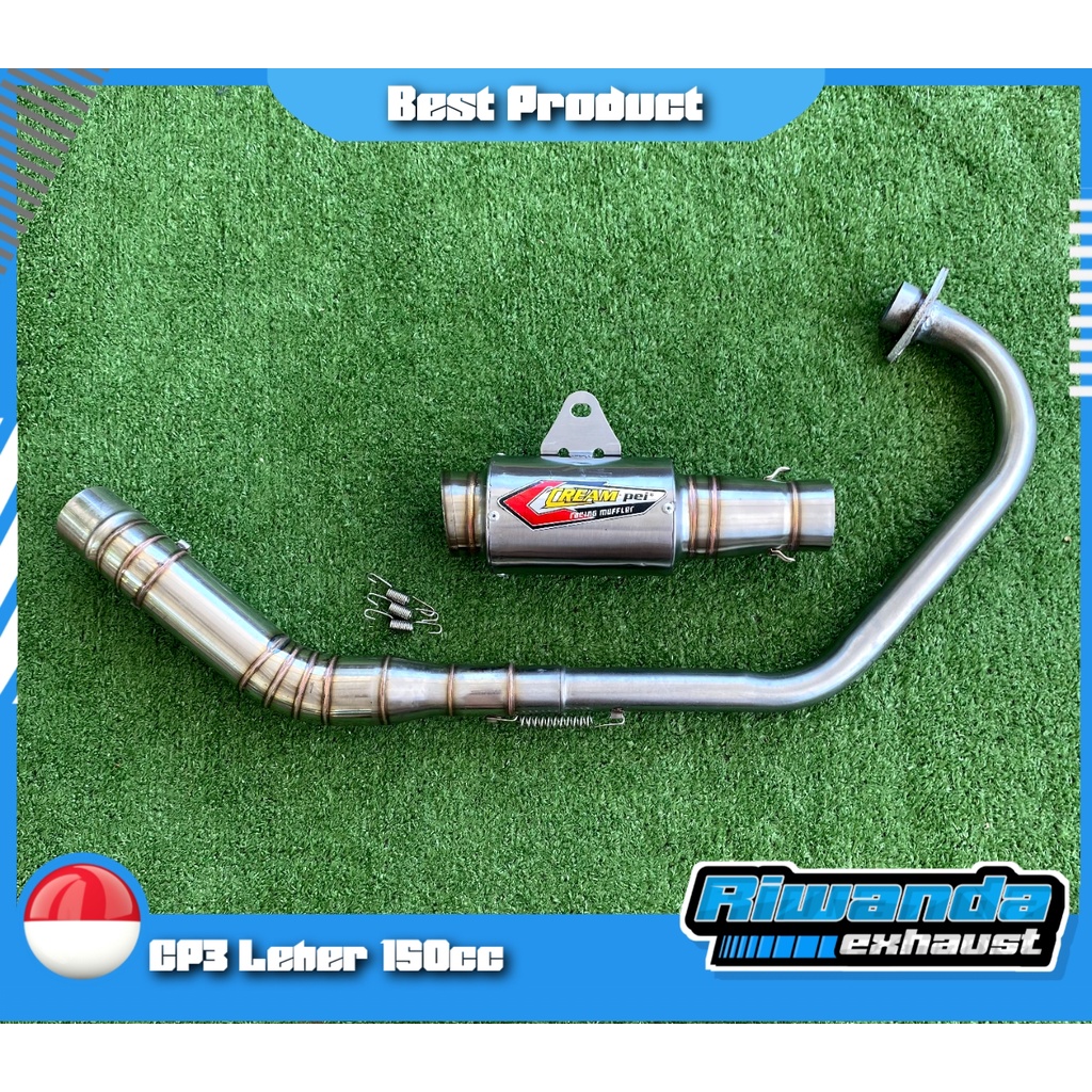 KNALPOT CREAMPIE TYPE CP2 CP3 CR3 PNP JUPITER MX OLD JUPITER MX NEW YAMAHA MX KING SONIC SATRIA FU K