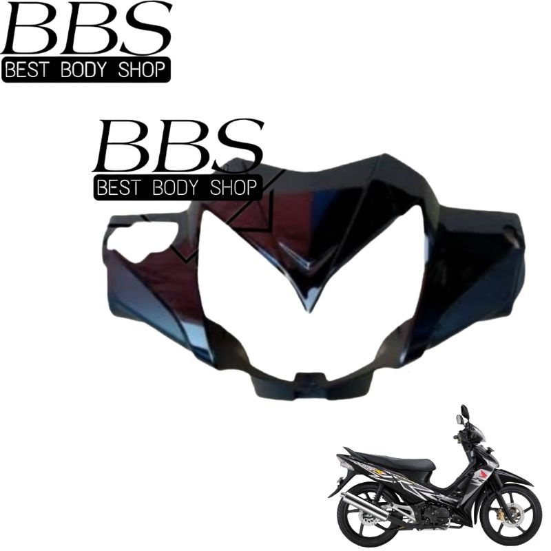 Cover Body Batok Kepala Belakang Honda Supra X 125 Batman / Supra X 125 R Warna Hitam/Merah/Silver