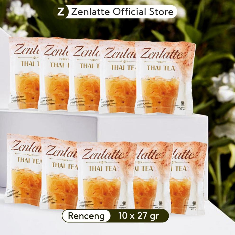 

♠ Zenlatte Thai Tea - Renceng / Pouch