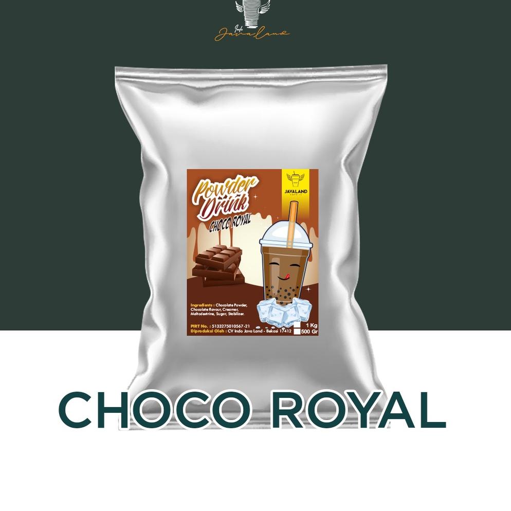 

>XG34448< Bubuk Minuman Bubble Powder Drink Choco Royal 1kg Javaland Depok