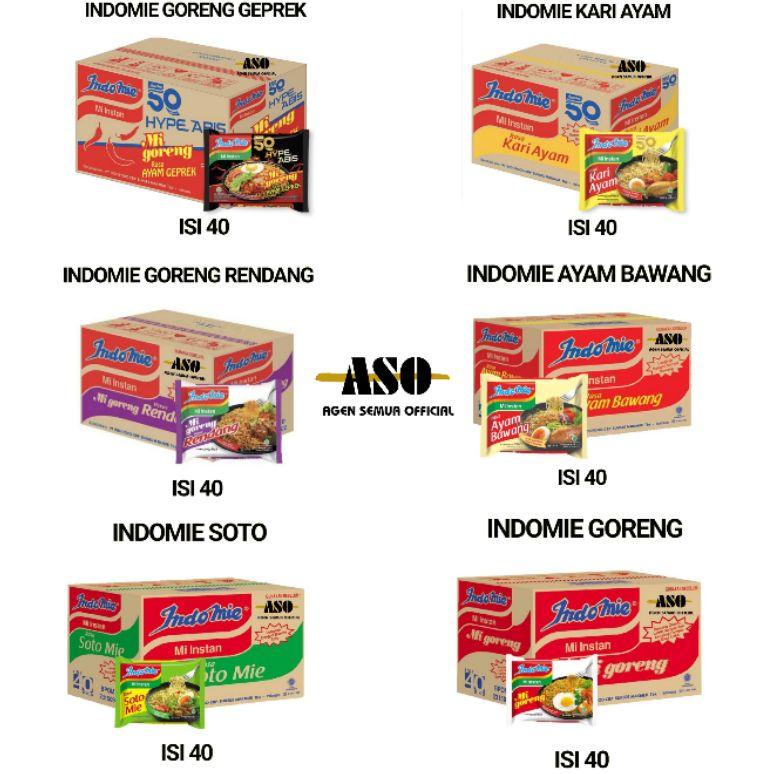 

>V44859) INDOMIE rasa sotomie / ayam bawang / kari / goreng / goreng rendang / ayam gepreK / ayam special ( 1 DUS )