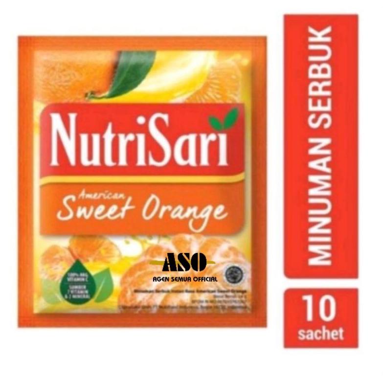 

✔✔SALE✔✔ NUTRISARI SWEET ORANGE 14g ASO RENCENG ( ISI 10) MURAH !!!