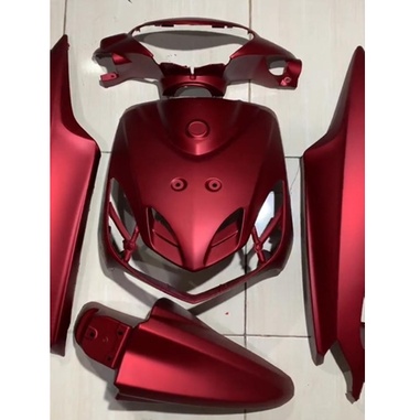 BODY HALUS MIO SMILE MIO NEW 2011 MERAH DOFF WARNA CUSTOM WARNA MODIFIKASI