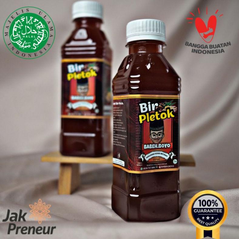 

>XC26619< Bir Pletok Minuman Tradisional Jakarta Khas Wedang Jahe Jamu Betawi BABEH BOYO