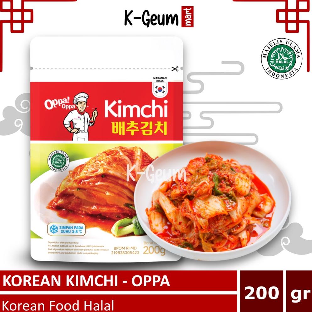 

Stok terbaru OPPA Kimchi Korea | Kimchi Sawi Fresh | Kimchi Halal 200 gram