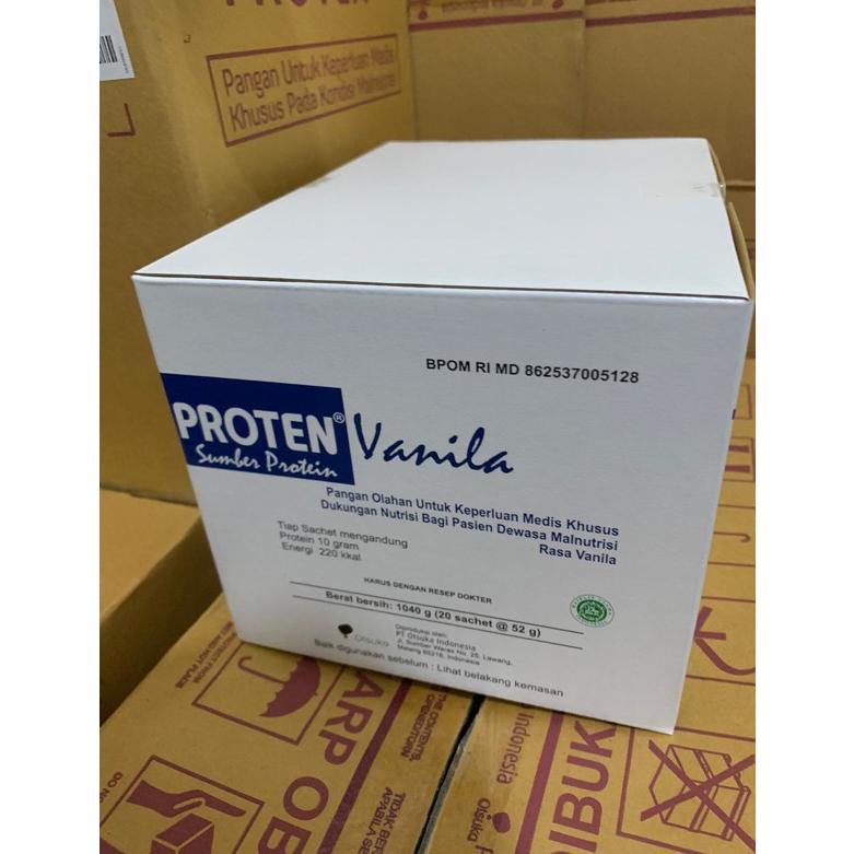 

>XG34448< PROTEN BOX isi 20 sachet (EXP 2024) (Susu penambah berat badan dan menambah nafsu makan ) lansung kirim