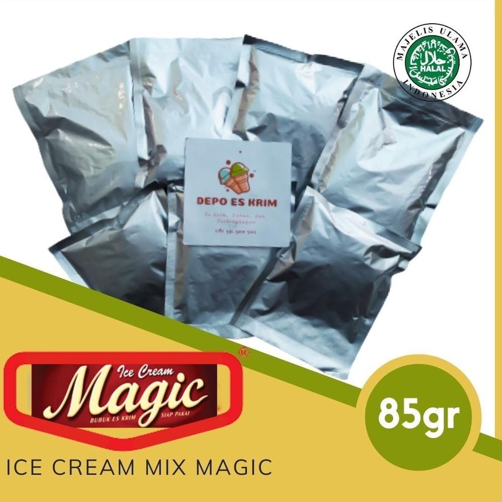 

(♥C6369] Bubuk Es Krim 85 gram Murah ( Bahan Tepung Premiks Magic Ice Cream Mix Premix )