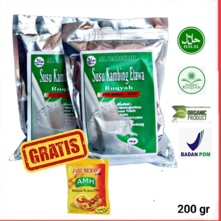 

✨MEGA ⚡ALE✨ Susu Etawa Ruqyah Plus Kelor + Bidara 200 gr Susu Kambing Bubuk Original BPOM