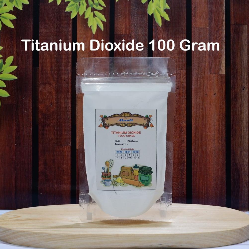 

[Terkece Se-RI] Titanium Dioxide 100 gram / TiO2 Food Grade / Bahan Pemutih Makanan Kosmetik / Opaque White 1170