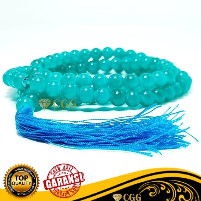 Tasbih Batu Giok Green Jade 99 Butir