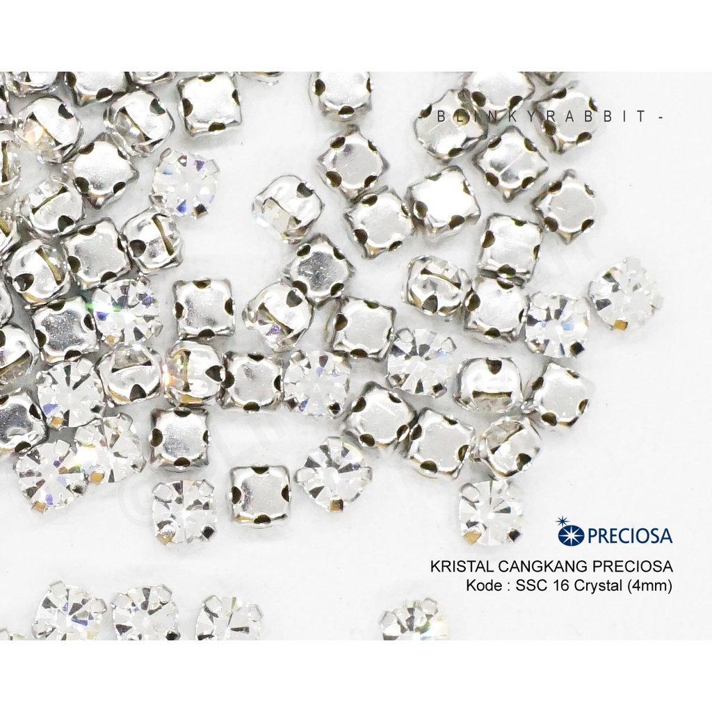 Kristal Cangkang Bulat PRECIOSA (SSC 16 Crystal)