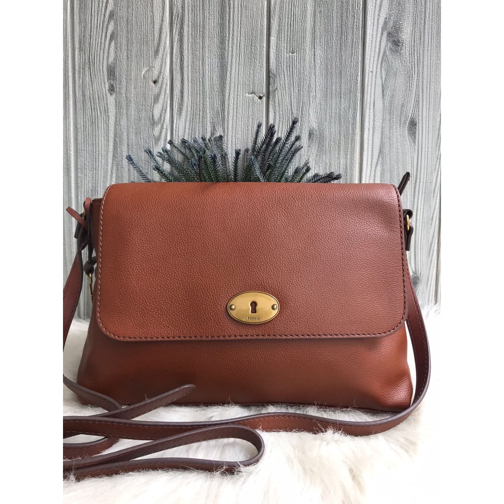 tas BRANDED Gabriella Medium Crossbody Bag Med Brown