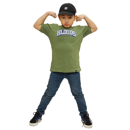 Bloods Series Kids Kaos Anak Morby Olive